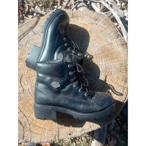 Vintage Nice Shape Harley Davidson Boots Cool Kicks Biker Wear 8.5 US
